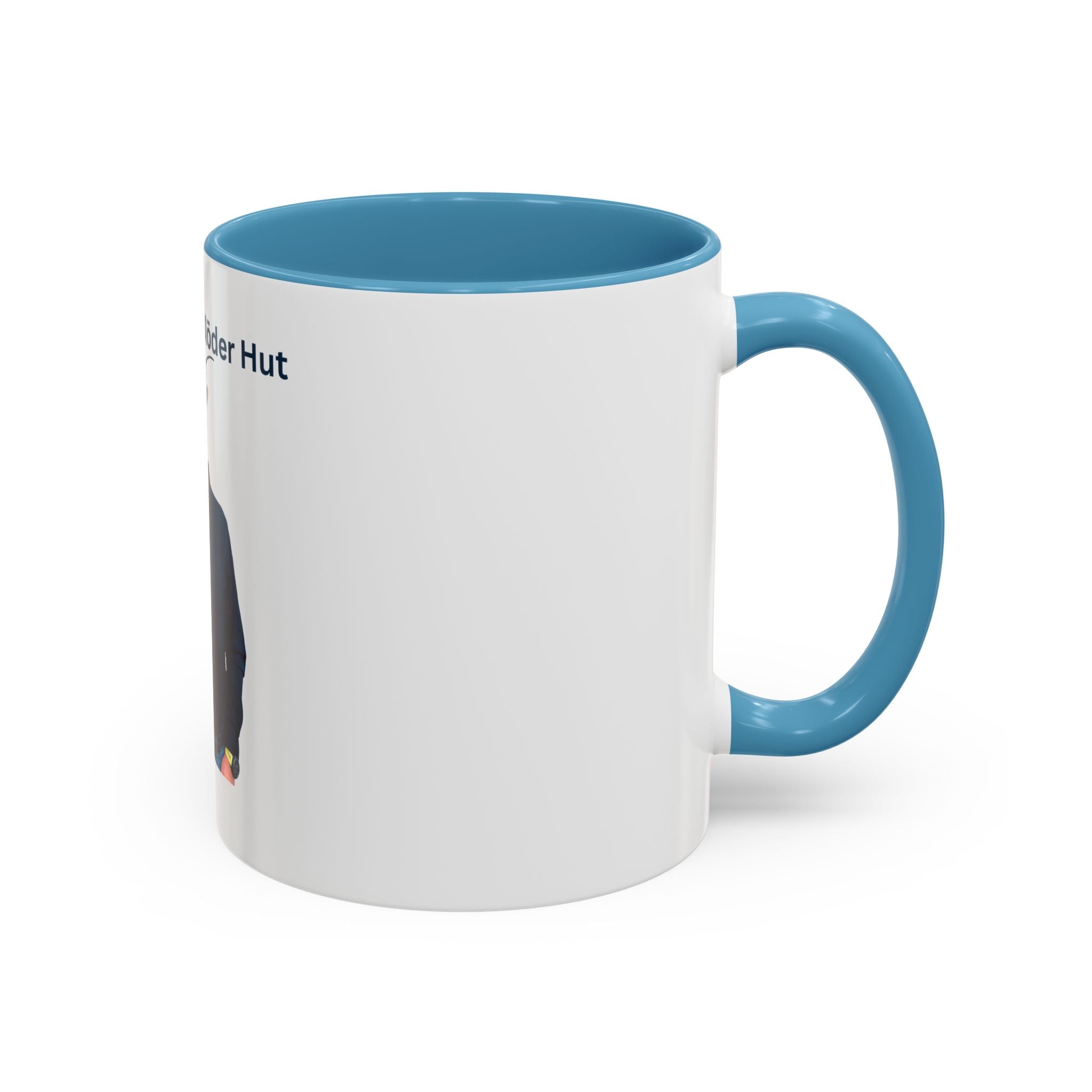 Cowboy Photo Mug with “Blöder Hut” - USA PRINT ONLY!