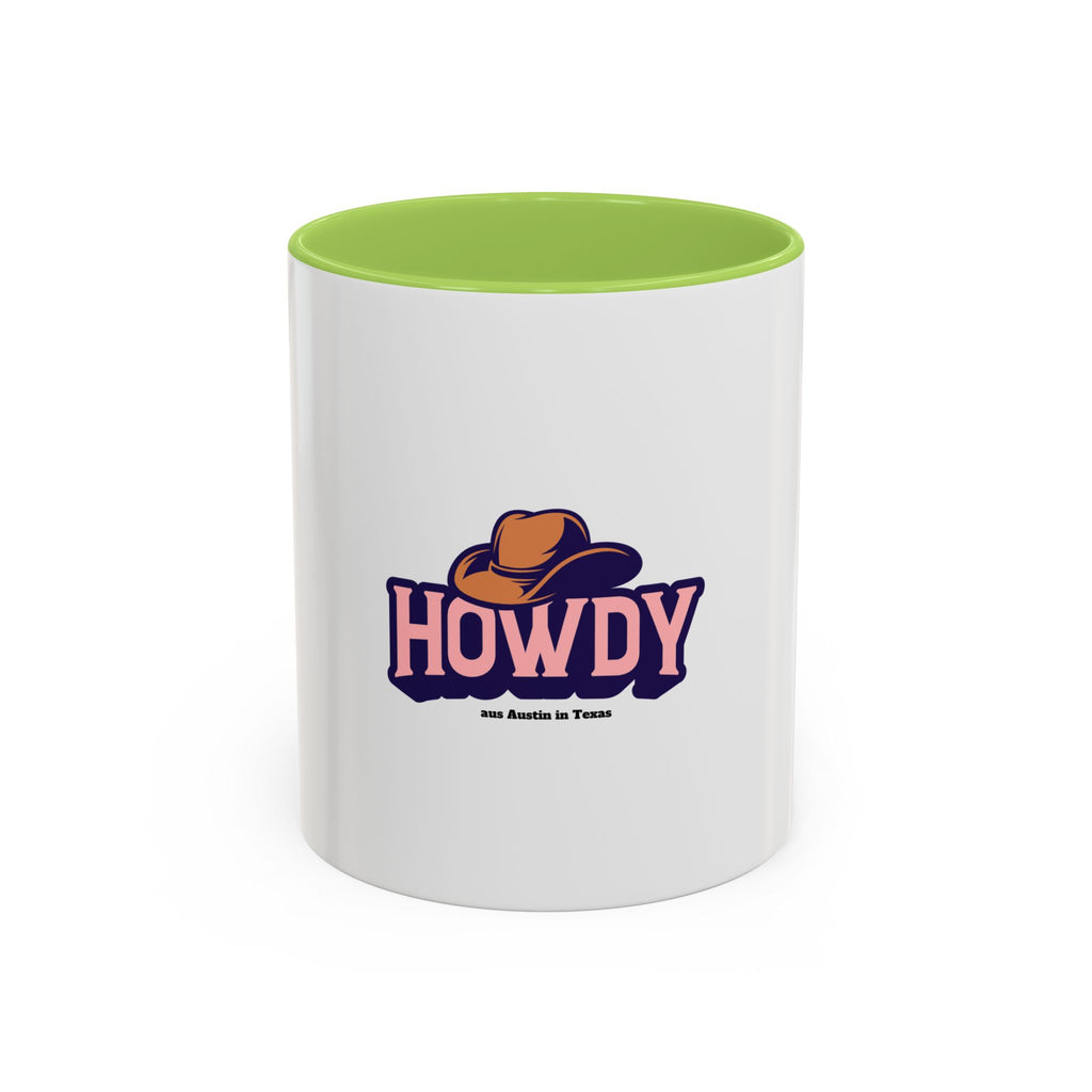 Howdy Cowboy Coffee Mug — Texas Western Accent Mug (11/15oz)